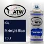 Preview: Kia, Midnight Blue, T3U: 400ml Sprühdose, von ATW Autoteile West.